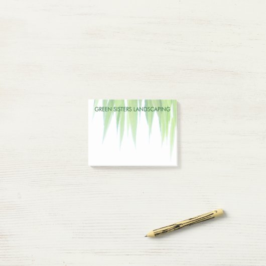 Groen lef Canopy Earth Friendly Design Post-it® Notes (Op bureau)