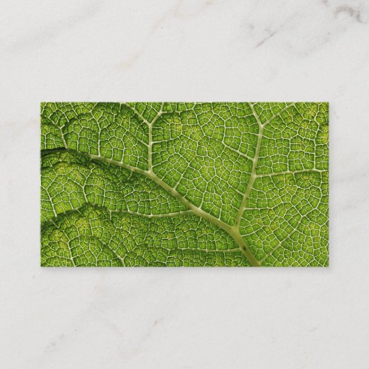 Groen lef. Digitale kunst. Visitekaartje (Voorkant)