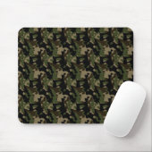 Groen Leger Camo Camouflagepatroon Muismat (Met muis)
