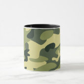 Groen leger camouflagepatroon mok (Midden)
