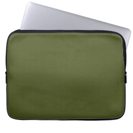 Groen leger (vaste kleur) laptop sleeve