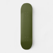 Groen leger (vaste kleur) persoonlijk skateboard (Voorkant)