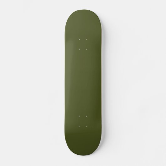 Groen leger (vaste kleur) persoonlijk skateboard (Voorkant)