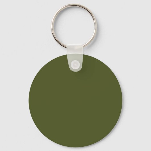 Groen leger (vaste kleur) sleutelhanger (Voorkant)