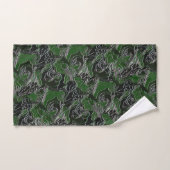 Groen Legercamo Bad Handdoek (Handdoek)
