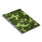 Groen legercamouflage notitieboek (Rechterzijde)