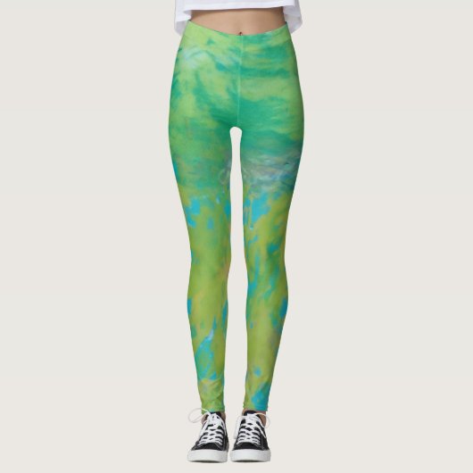 Groen Leggings (Voorkant)