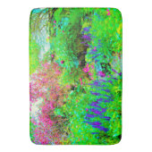 Groen Lenteguin Landschap met volken Badmat (Voorkant Verticaal)