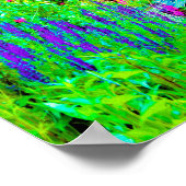 Groen Lenteguin Landschap met volken Poster (Hoek)