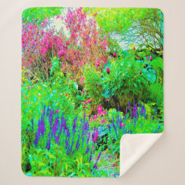 Groen Lenteguin Landschap met volken Sherpa Deken