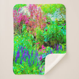 Groen Lenteguin Landschap met volken Sherpa Deken