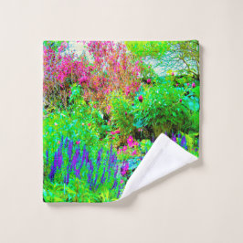 Groen Lenteguin Landschap met volken Washandje