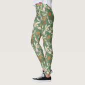 Groen lentepatroon leggings (Links)