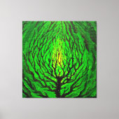 Groen leven canvas afdruk (Voorkant)