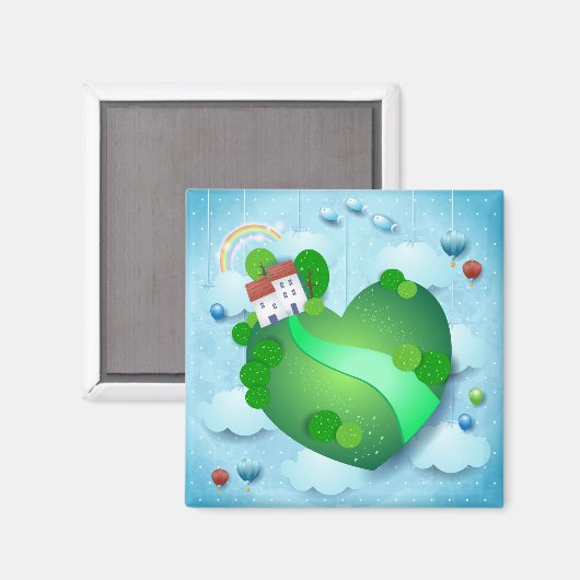 Groen leven magneet (Voorkant / Achterkant)