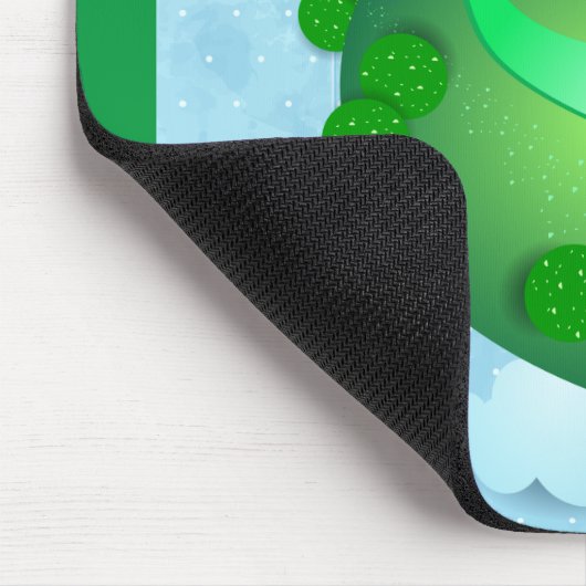 Groen leven muismat (Hoek)