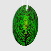 Groen leven ornament (voorkant)