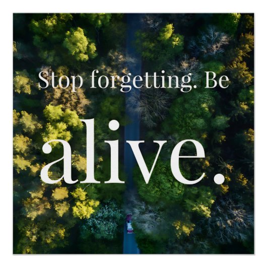 Groen Leven Perfect Poster (Voorkant)