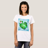 Groen leven t-shirt (Voorkant volledig)