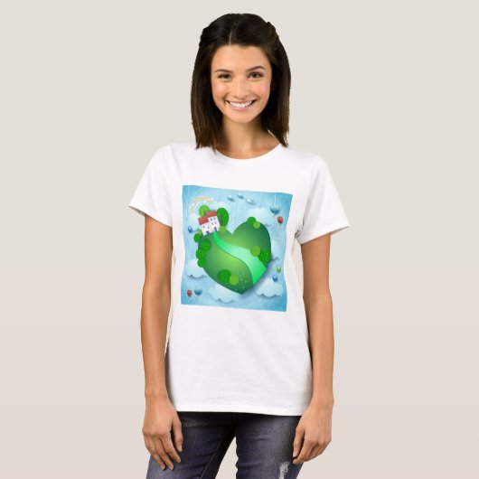 Groen leven t-shirt (Voorkant volledig)
