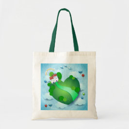 Groen leven tote bag