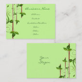 Groen leven visitekaartje (Voorkant / Achterkant)