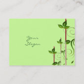 Groen leven visitekaartje (Achterkant)