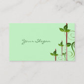 Groen leven visitekaartje (Achterkant)