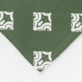 Groen | LEVENDE LEVENS HIER | Stijlvol  Fleece Deken (Hoek)