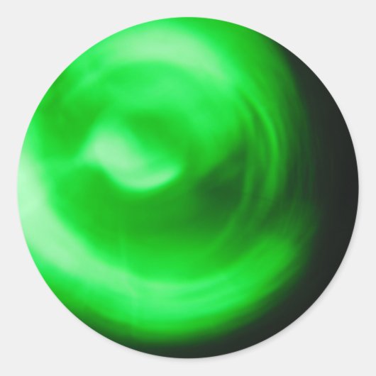 Groen licht Go! Goed gedaan! studentenbeloning Ronde Sticker (Voorkant)