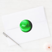 Groen licht Go! Goed gedaan! studentenbeloning Ronde Sticker (Envelop)