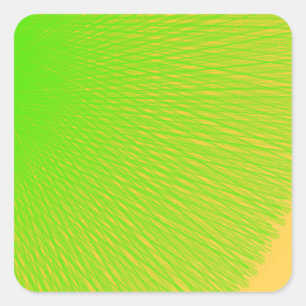 Groen licht groene kleur schijnen op u vierkante sticker