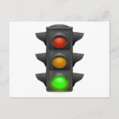 Groen licht - Het licht van het Verkeer - het lich Aankondigingskaart (Voorkant)
