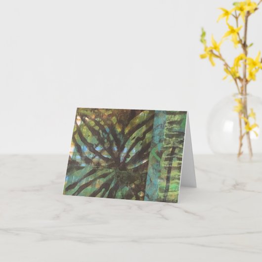 groen licht kaart (Gele Bloem)