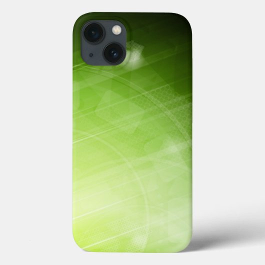 Groen licht ontwerp in hi-tech stijl Case-Mate iPhone case (Achterkant)