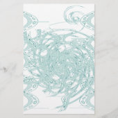 Groen licht ontwerp op wit briefpapier (Voorkant)