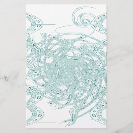 Groen licht ontwerp op wit briefpapier (Voorkant)