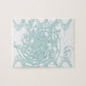 Groen licht ontwerp op wit legpuzzel (Horizontaal)