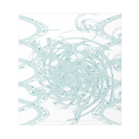 Groen licht ontwerp op wit notitieblok (Voorkant)