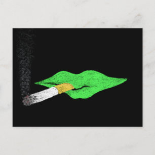 Groen licht roken briefkaart