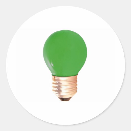 GROEN LICHT RONDE STICKER (Voorkant)