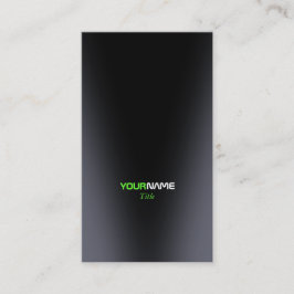 Groen licht visitekaartje