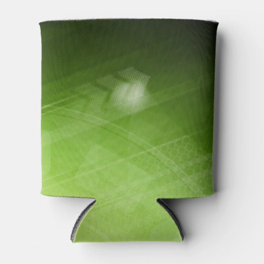 Groen lichtontwerp in hi-tech stijl blikjeskoeler (Voorkant)