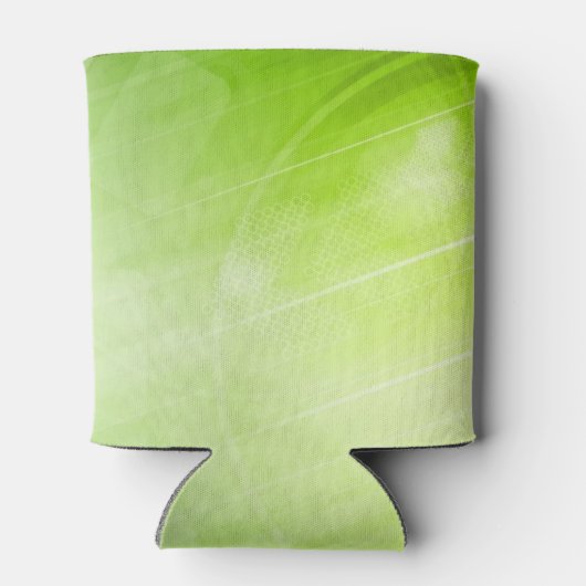 Groen lichtontwerp in hi-tech stijl blikjeskoeler (Achterkant)