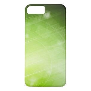 Groen lichtontwerp in hi-tech stijl 	iPhone 8/7 plus hoesje