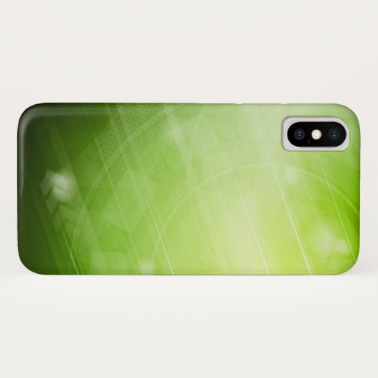 Groen lichtontwerp in hi-tech stijl Case-Mate iPhone case (Achterkant (horizontaal))