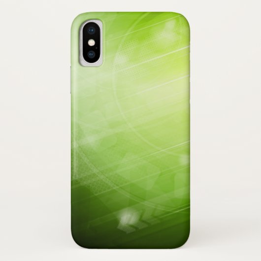 Groen lichtontwerp in hi-tech stijl Case-Mate iPhone case (Achterkant)