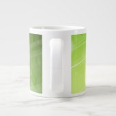 Groen lichtontwerp in hi-tech stijl grote koffiekop (Achterkant)