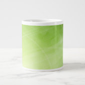 Groen lichtontwerp in hi-tech stijl grote koffiekop (Voorkant)