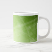 Groen lichtontwerp in hi-tech stijl grote koffiekop (Rechts)